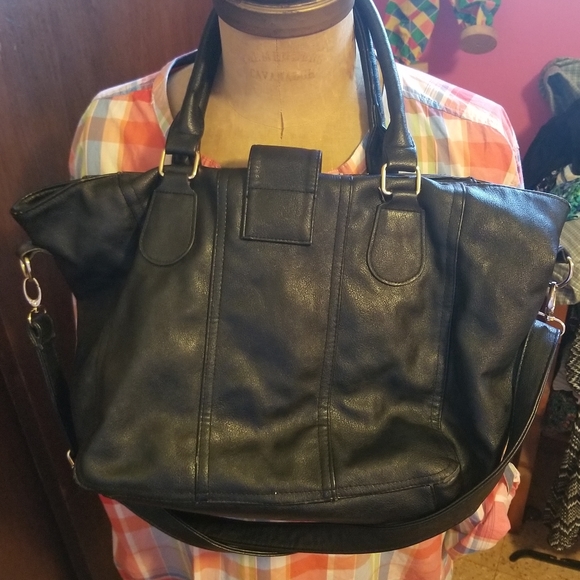 Faux Leather Inspirational Faith Hope Love Satchel - Picture 16 of 16